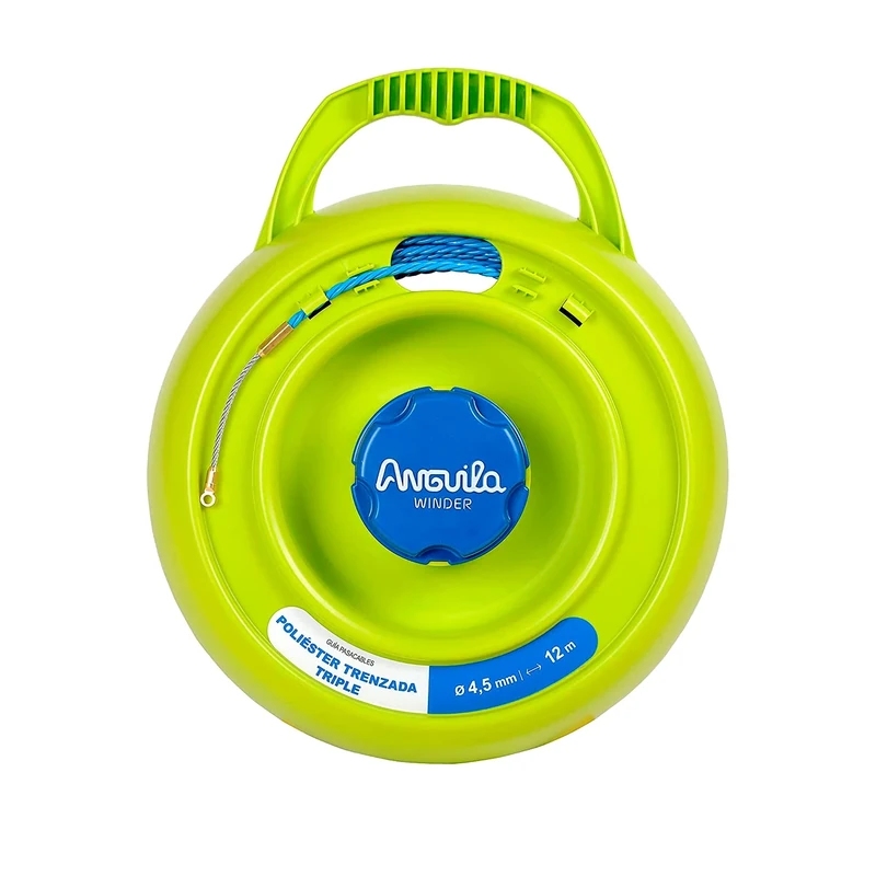 Anguila Max Winder Universal Reel Polyester Triple Twisted Colour Blue Diameter 4.5 mm 12 Metres