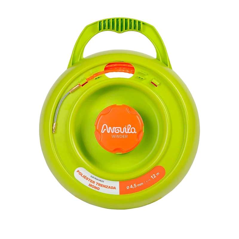 Anguila Max Winder Universal Reel Twisted Polyester Colour Orange Diameter 4.5 mm 12 Metres