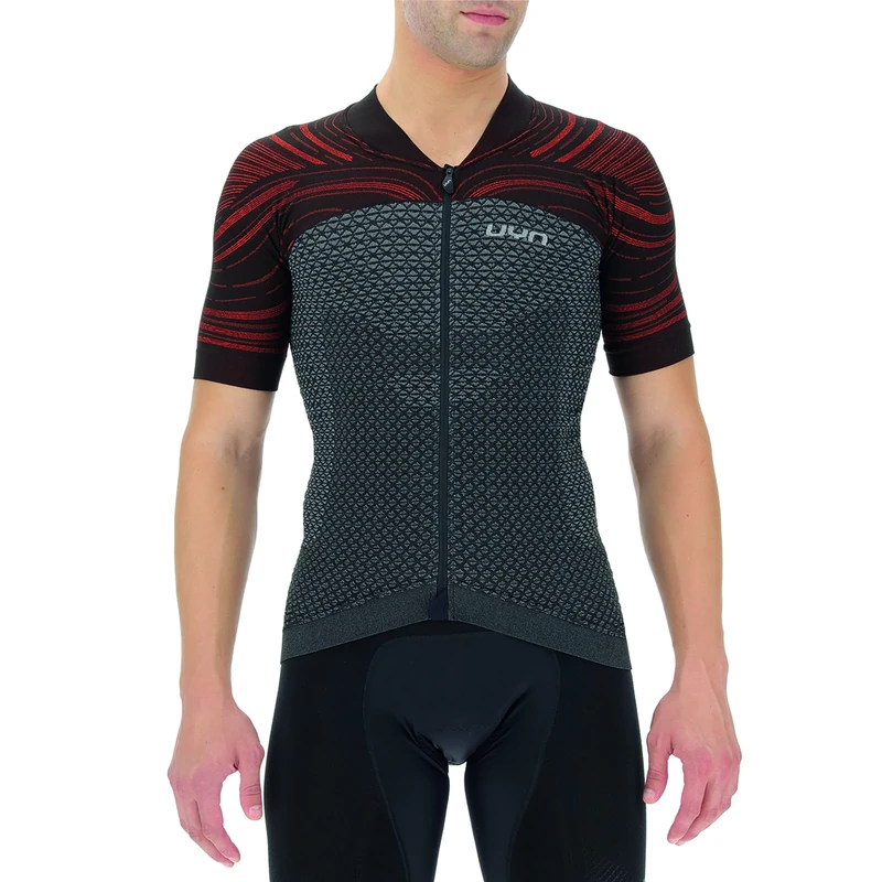 UYN Coolboost Ow. T-Shirt Sharkskin/Red Wagon S