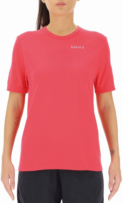 UYN O101996 Running Airstream OW SH_SL. T-Shirt Women's Red Rose XL