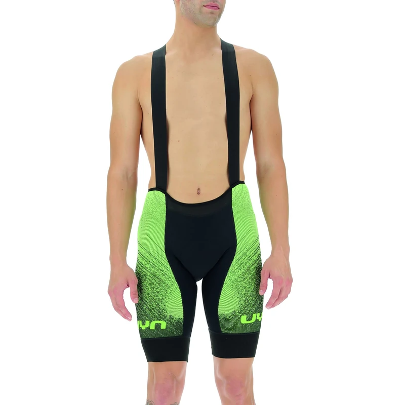 UYN O102006 Biking RACEFAST OW Short Shorts Men's Yellow Black S