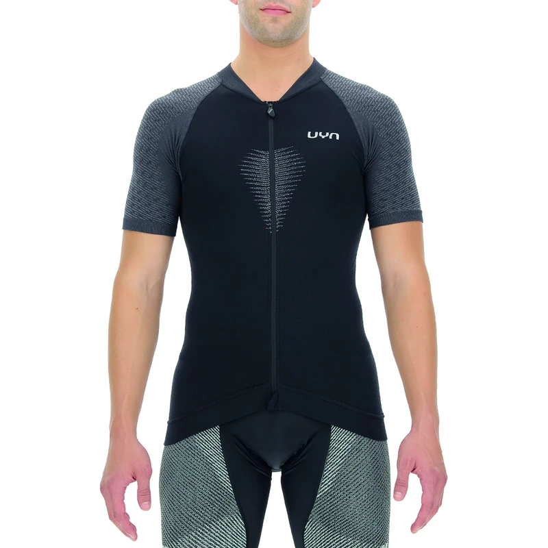 UYN Men's Biking Granfondo Ow T-Shirt, Blackboard/Charcol., XL