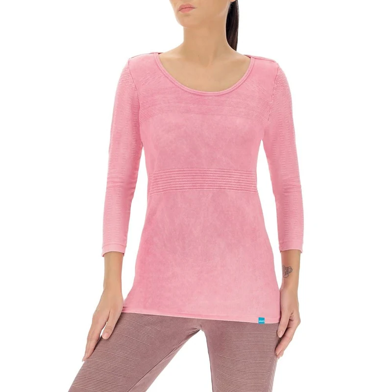 UYN O101982 to-BE OW Three Quarter SL_ T-Shirt Women's Rose Tea S
