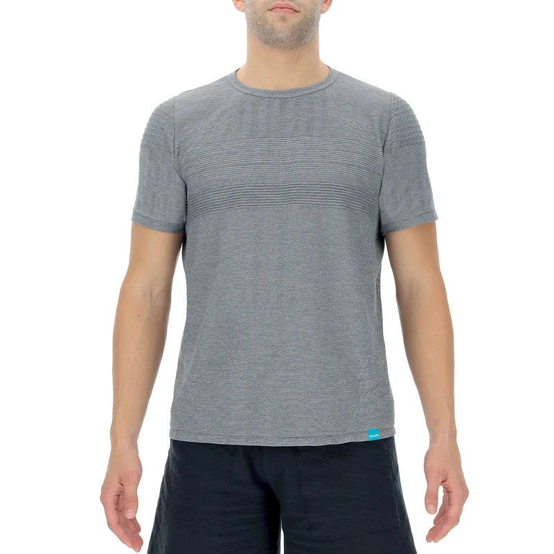 UYN O101993 Natural Training OW SH_SL T-Shirt Men's Gray Melange L