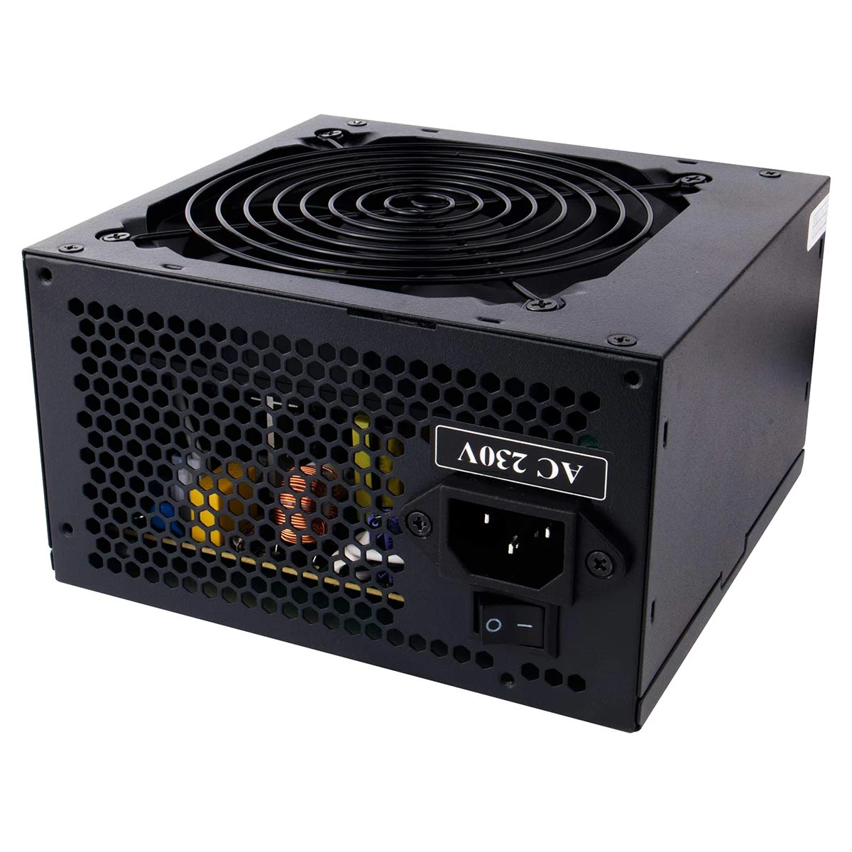 CiT Builder 500W Power Supply, Non Modular, PPFC, 70% Efficiency, 12cm Cooling Fan, An Excellent Entry Level Power Supply, No Power Cable Included | Black
