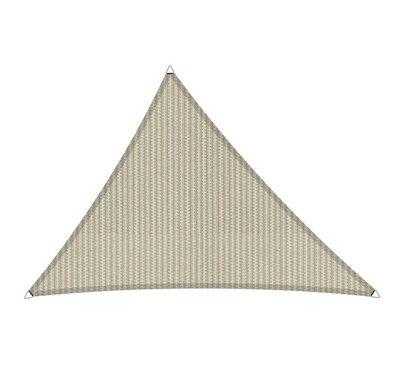 Shadow Comfort Shade Sail Sunshade Water Permeable HDPE Garden Awning for Outdoor Garden Terrace UV Block - Triangle 3.5x4x4.5m - Sahara Sand