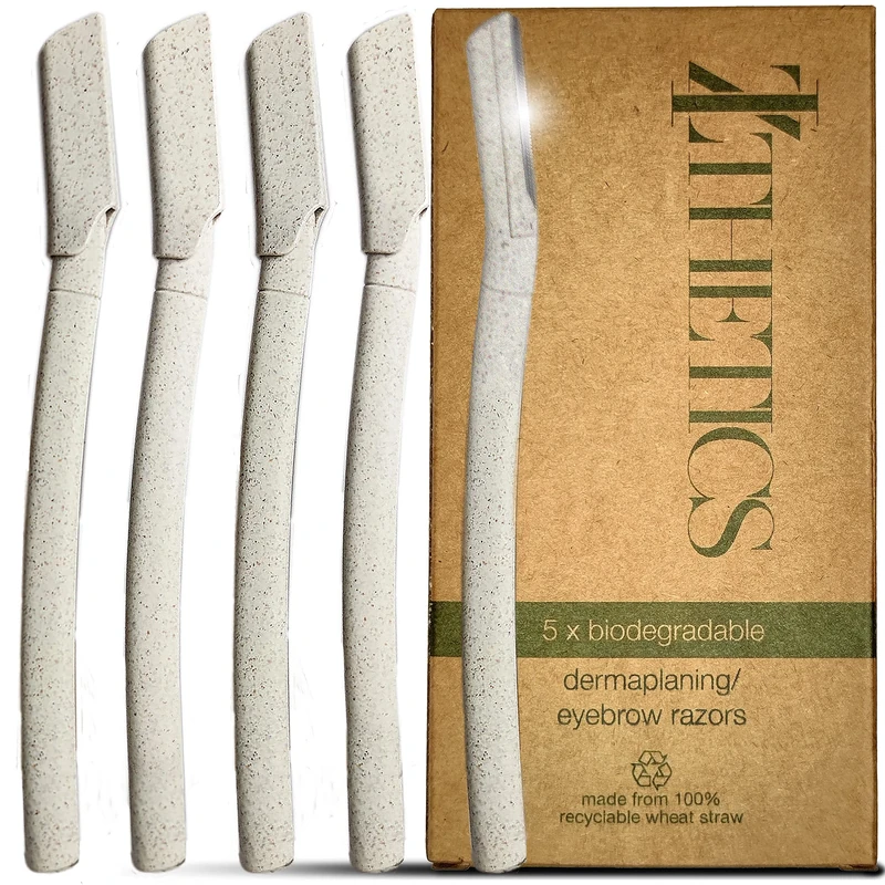 IZthetics Dermaplaning Face Blades - 5 Pack Remover for Women & Men