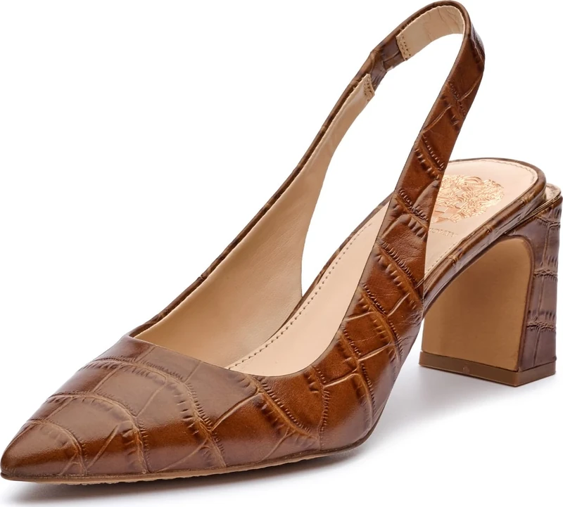 Vince Camuto Women's Hamden Slingback Pump, Barn Brown, 6 UK