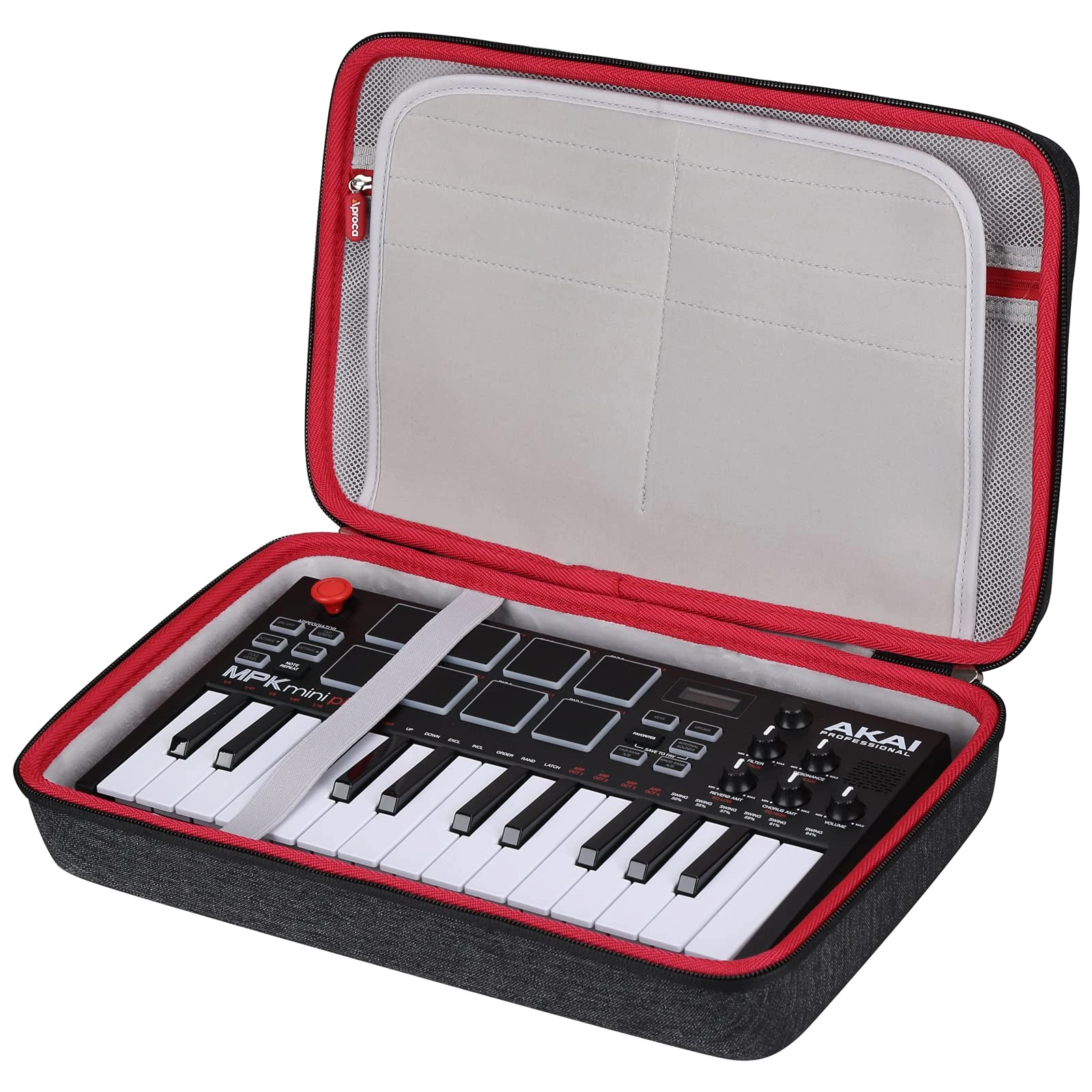 Aproca Hard Travel Storage Case, for AKAI Professional MPK Mini MK3 / Mini Play USB MIDI Keyboard Controller