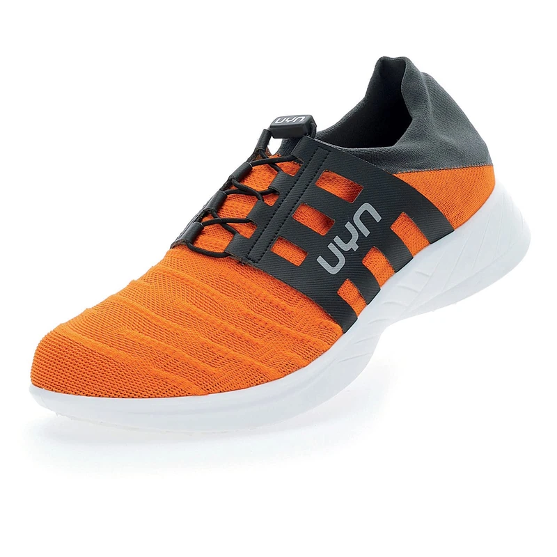 UYN Y100051-O037 3D Ribs Tune Sneaker Men Orange/Black UK 10.5