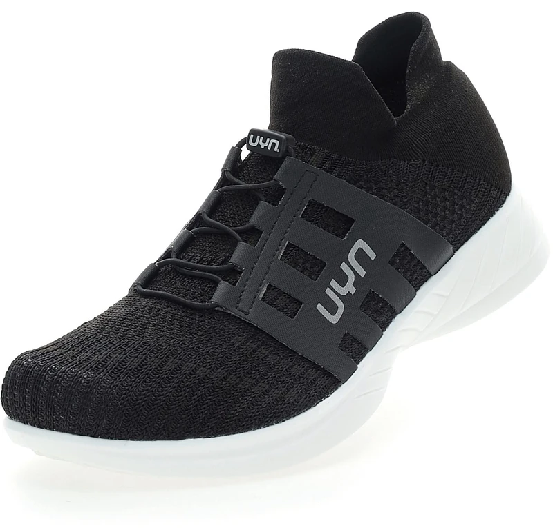UYN Y100061-B000 Free Flow Metal Tune Sneaker Men Black UK 8