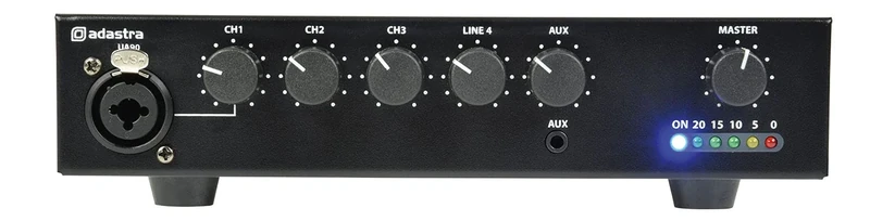 Adastra | UA Series Compact Mixer Amplifier with Multiple input channels | 90W