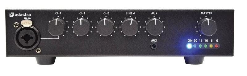 Adastra | UA Series Compact Mixer Amplifier with Multiple input channels | 60W