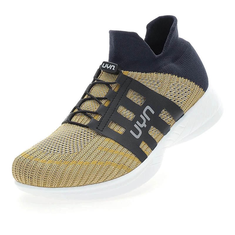 UYN Y100062-S004 Free Flow Metal Tune Sneaker Women Gold/Antracite UK 2.5