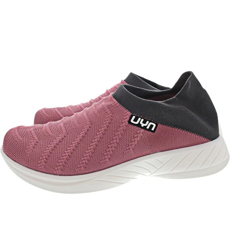 UYN Y100054-P115 Sabot 3D Ribs Sneaker Women Pink/Charcoal UK 6.5