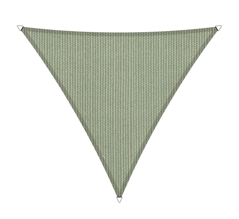 Shadow Comfort Shade Sail Sunshade Water Permeable HDPE Garden Awning for Outdoor Garden Terrace UV Block - Triangle 3.6x3.6x3.6m - Moonstone Green