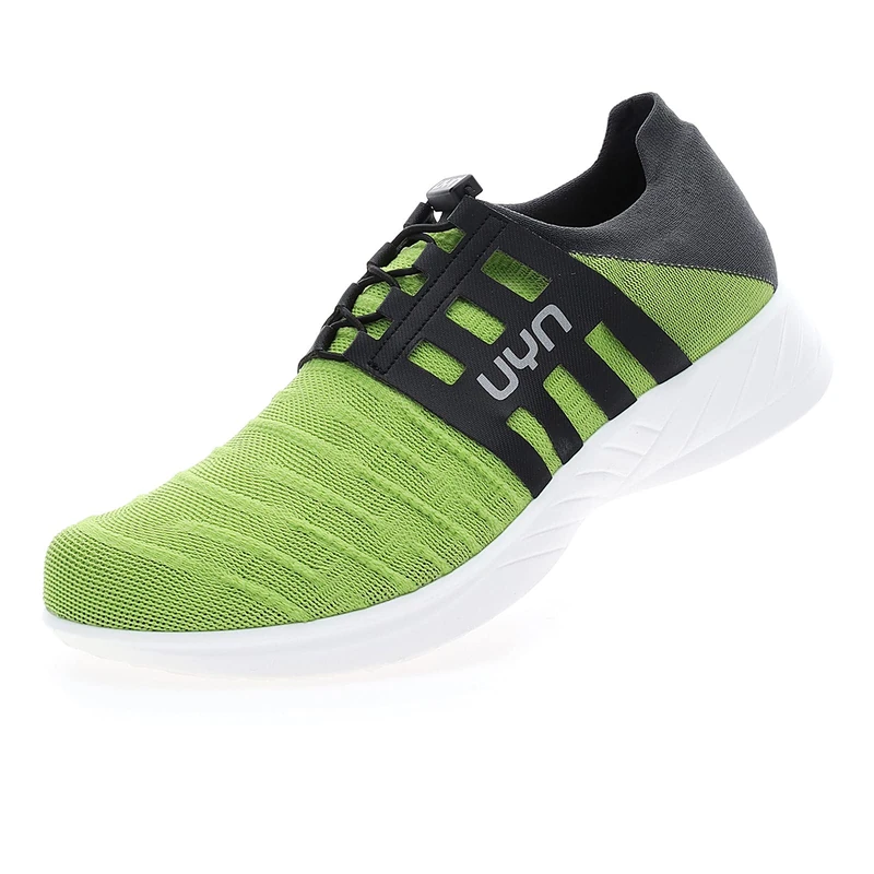 UYN Y100051-E224 3D Ribs Tune Sneaker Men Green Lime/Charcoal UK 6