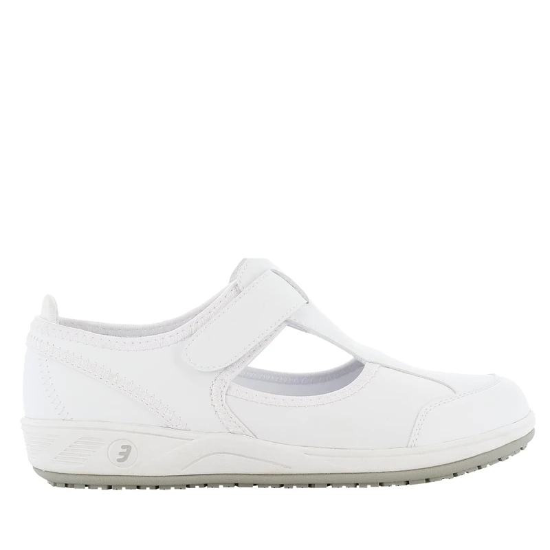 SAFETY JOGGER Safety Shoes for Women 5 UK - Camille - Lightweight Comfortable Velcro Work Shoe, Ideal for Nurses, Kitchen or Indoor, Non Slip and Shock Absorbing, Oxypas White - Image 1
