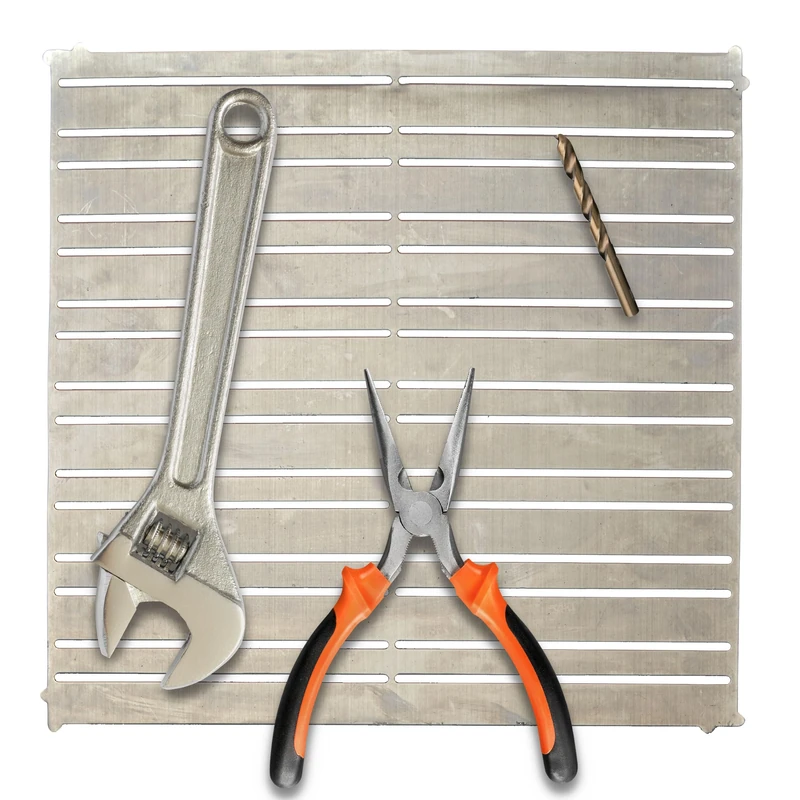 Kings County Tools 12” x 12” Magnetic Panel Tool Holder | Organize Your Workshop | Avoid Garage Shelf & Drawer Clutter | Keep Tools at Your Ready | Affix onto Most Walls and Surfaces - Image 1