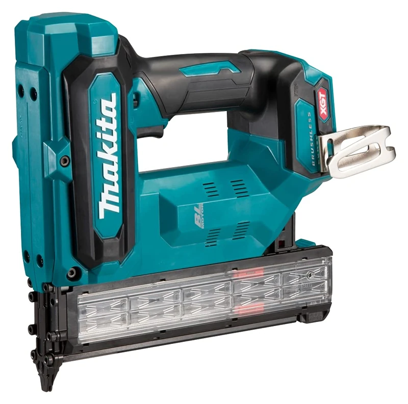 Makita FN001GZ02 40V Max Li-ion XGT Brushless 18Ga Brad Nailer Supplied in a Makpac Case – Batteries and Chargers Not Included