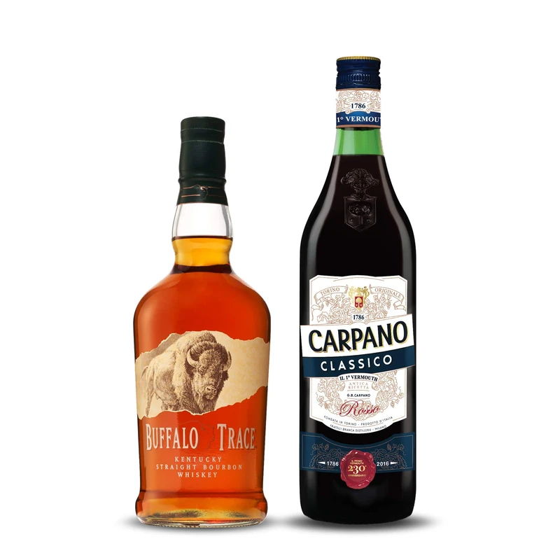 Buffalo Trace Kentucky Straight Bourbon Whiskey with Carpano Classico Bundle