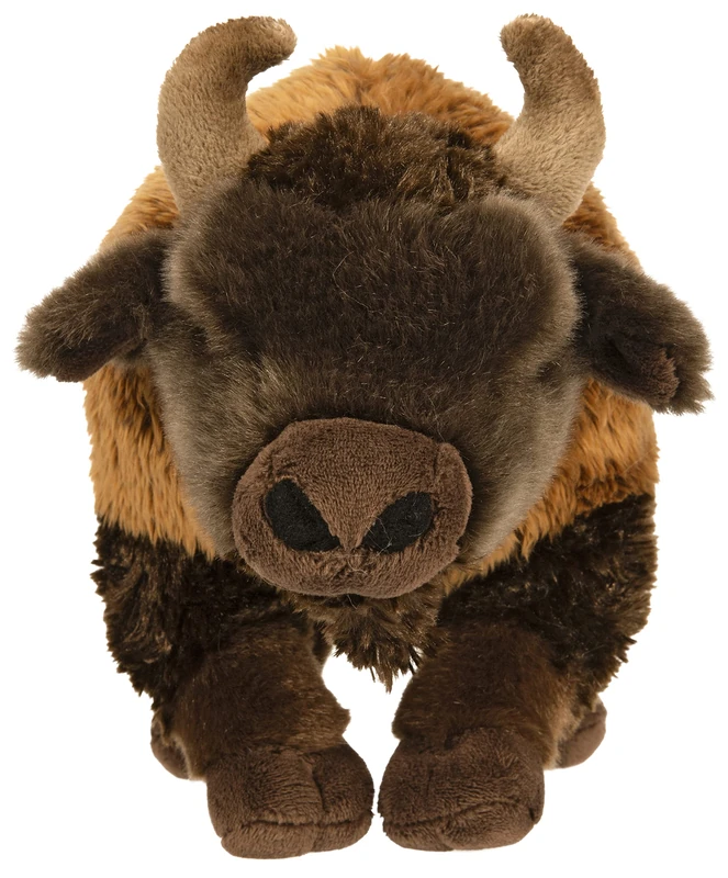 Uni-Toys - Bison - 29 cm (Length) - Plush Buffalo, Wisent - Plush Toy, Cuddly Toy