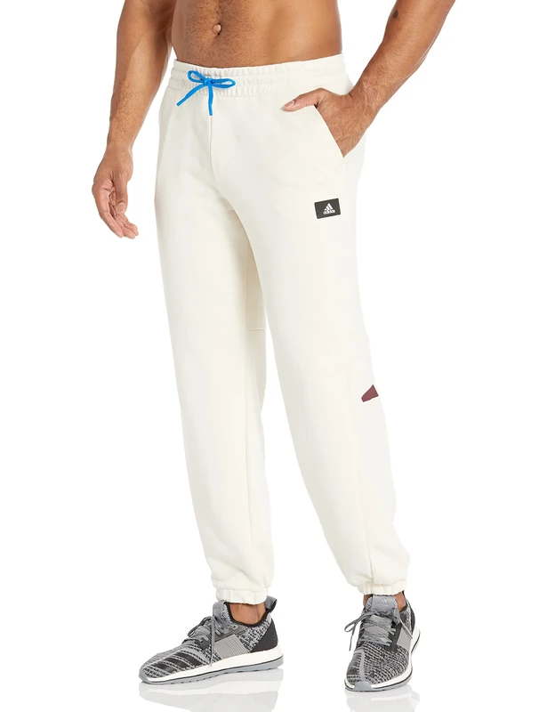 adidas Men's Future Icon 3-Bar Pants - Wonder White, XXL - Image 1