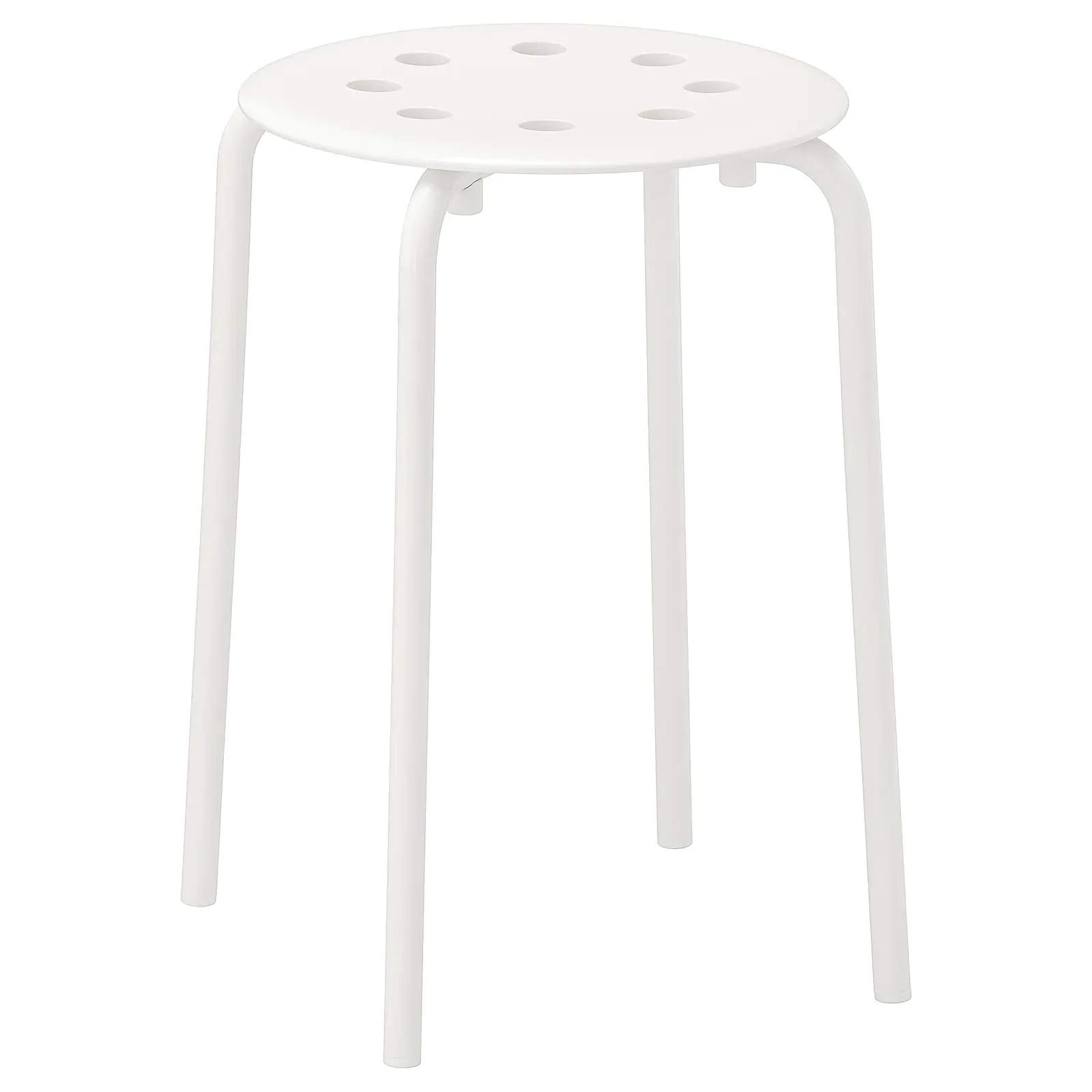 Ikea Marius Stool, White, 32 cm (12 5/8 '')