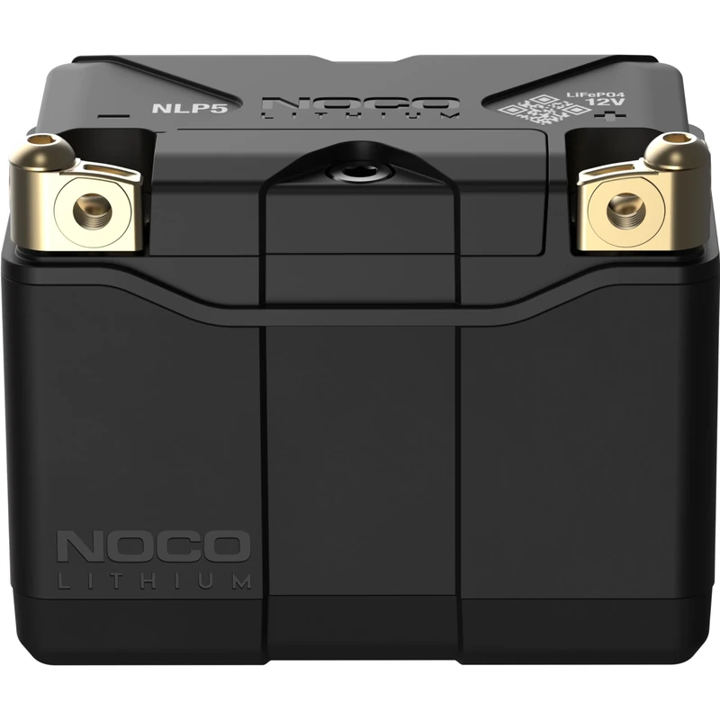 NOCO Lithium NLP5: Ultra-Light 12V Lithium Motorcycle Battery – Group 5 – 2Ah – 250A Start Power – Intelligent BMS – UL Certified