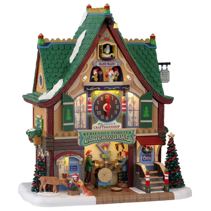 Lemax 15734-UK Santa's Wonderland Sights & Sounds: Friendly Forest Clockworks
