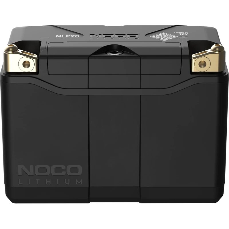 NOCO Lithium NLP20: Ultra-Light 12V Lithium Motorcycle Battery – Group 20 – 7Ah – 600A Start Power – Intelligent BMS – UL Certified