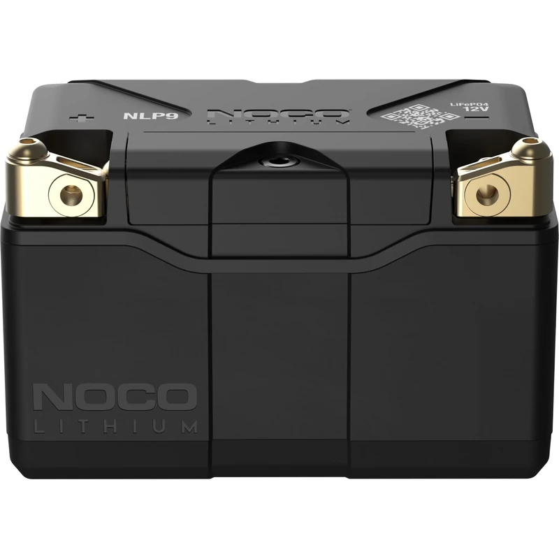 NOCO Lithium NLP9: Ultra-Light 12V Lithium Motorcycle Battery – Group 9 – 3Ah – 400A Start Power – Intelligent BMS – UL Certified