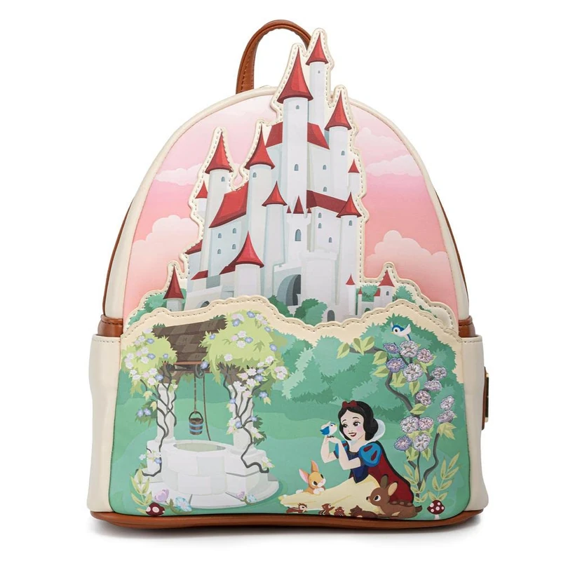 Loungefly Mini Backpack Disney Snow White Castle Series, Multi, One Size, (WDBK1813)