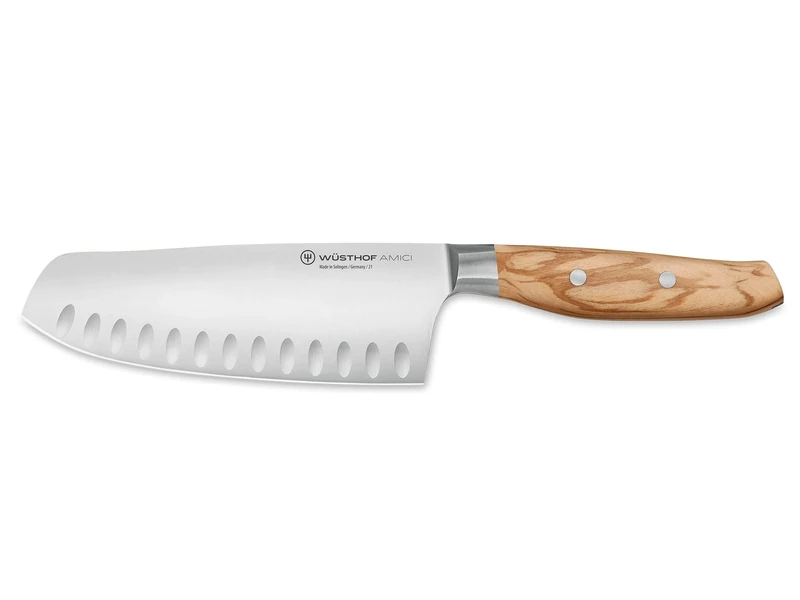 Wüsthof Amici 7 Inch Hollow Edge Santoku Knife