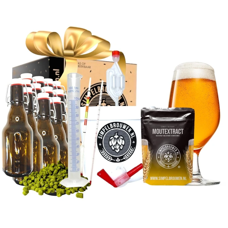 Simpelbrouwen CADEAUBOX Blond Home Brewing Set, Beer