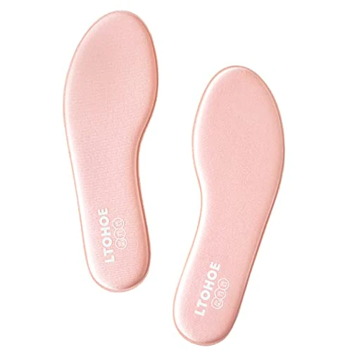 LTOHOE Memory Foam Insoles for Men Women - Shock Absorbing Pain Relief