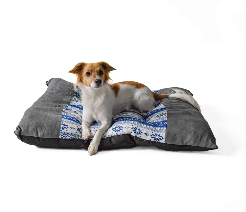 Sogni e Capricci Pets N.2 Cushion Snow, Avio, 88 x 69 cm