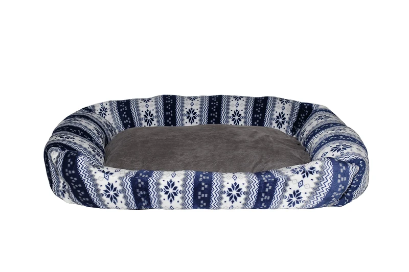 Sogni e Capricci Pets 1 Bed 1 Cushion Snow, Avio, Standard