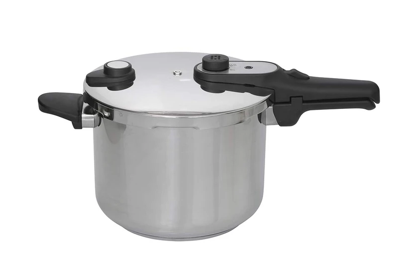 Jata Hogar HOLL2230 10 Litre Stainless Steel Quick Pressure Cooker for All Hobs Including Induction Diameter 24 cm