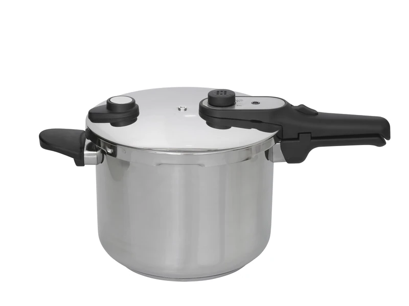 Jata Hogar HOLL2226 6 Litre Stainless Steel Pressure Cooker for All Kitchens, Diameter 24 cm