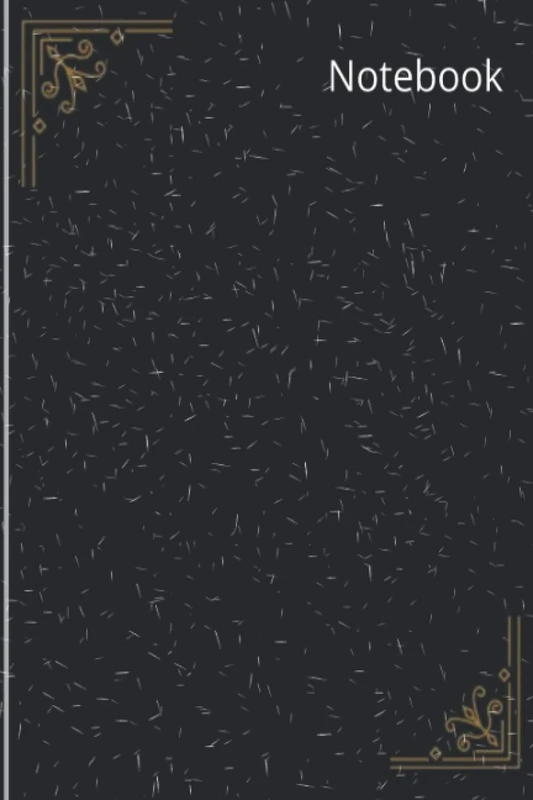 Notebook: Classic Black Lined Journal