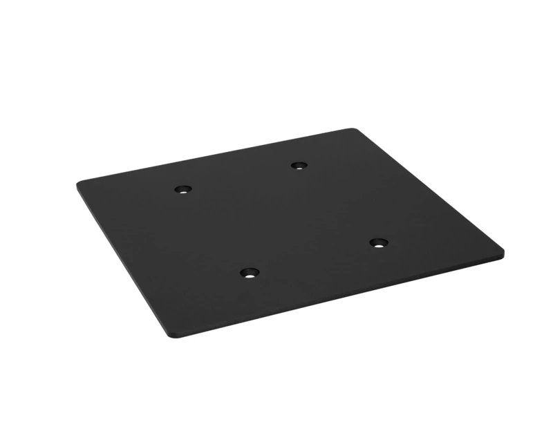 STEINIGKE DECOTRUSS Quad Base Plate 300 Black | Accessory Element for Decotruss Quad - Decorative Truss System - Image 1