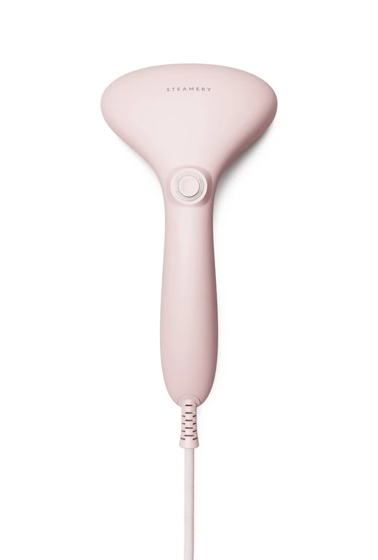 Steamery Handheld Clothes Steamer Cirrus 2, 1500W, UK Plug, Stainless Steel Mouthpiece, 25 Second Fast Heat Up, Garment Wrinkles Remover, Pink