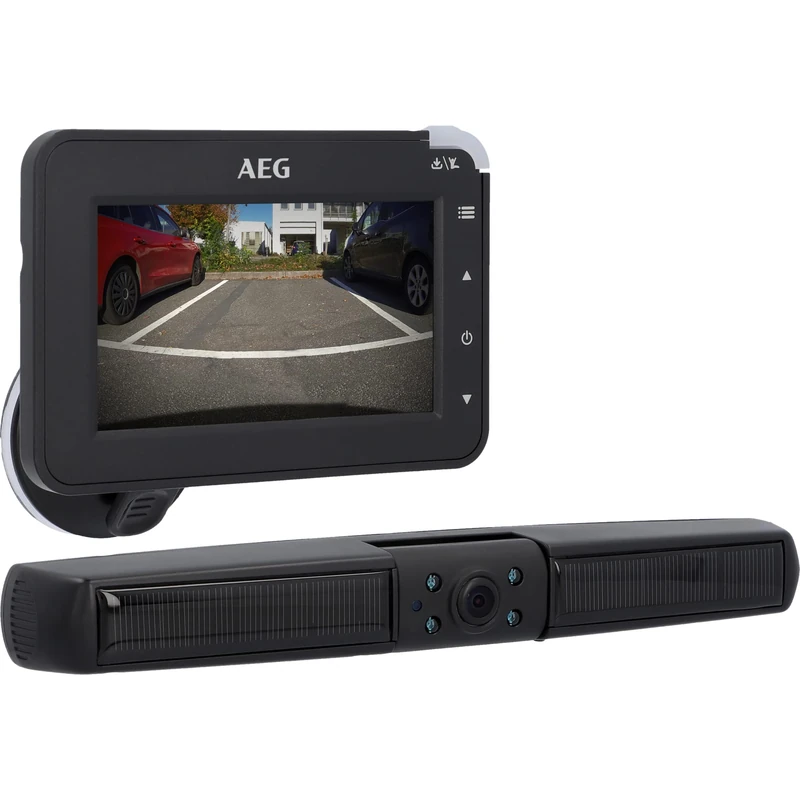 AEG Solar Powered RV Wireless Reversing Camera - 4.3 inch LCD
