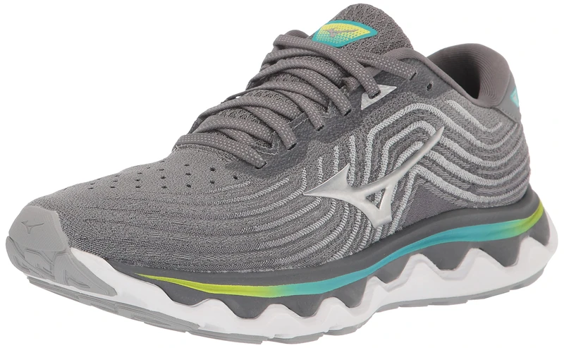 Mizuno Women's Wave Horizon 6 Sneaker - Ultimate Grey/Silver