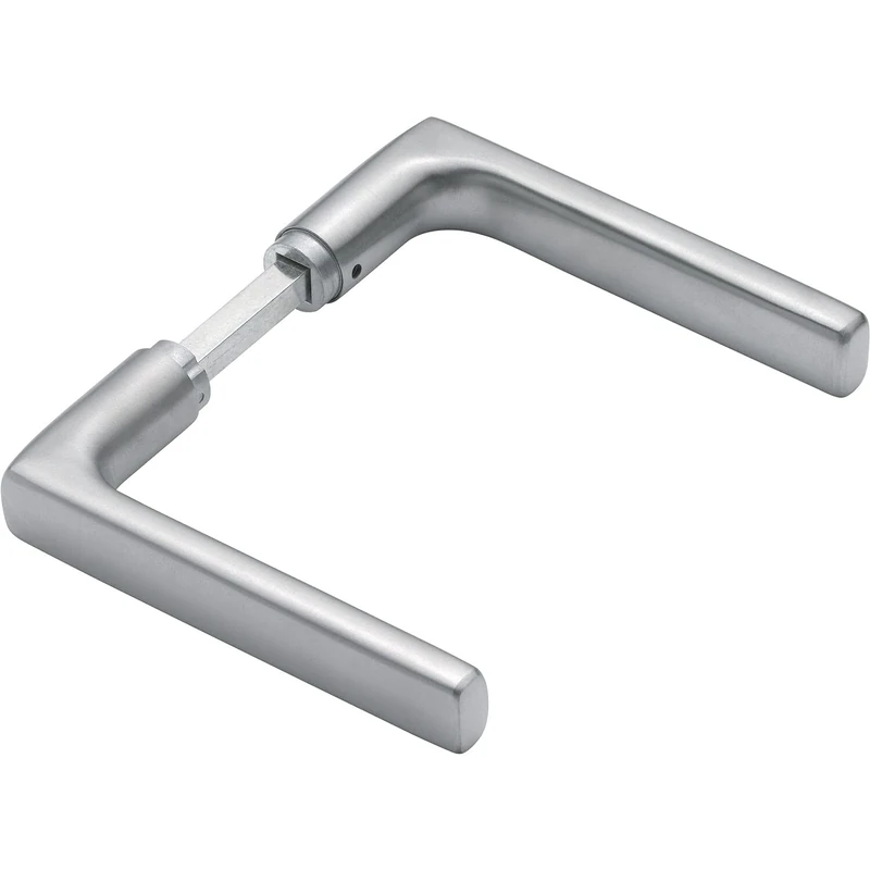 HOPPE Pair of Dallas Handles, Without Rosettes, matt Stainless Steel