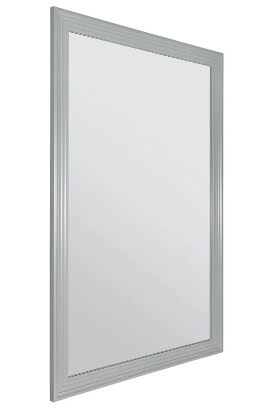 MirrorOutlet Modern Grey Wall Mirror - Large Size, Rectangular Decorative For Lounge, Dining Room, Bathroom Bedroom, and More - 5ft6X3ft6 1672mmX1060mm (31mm deep) LG525 167 x 106