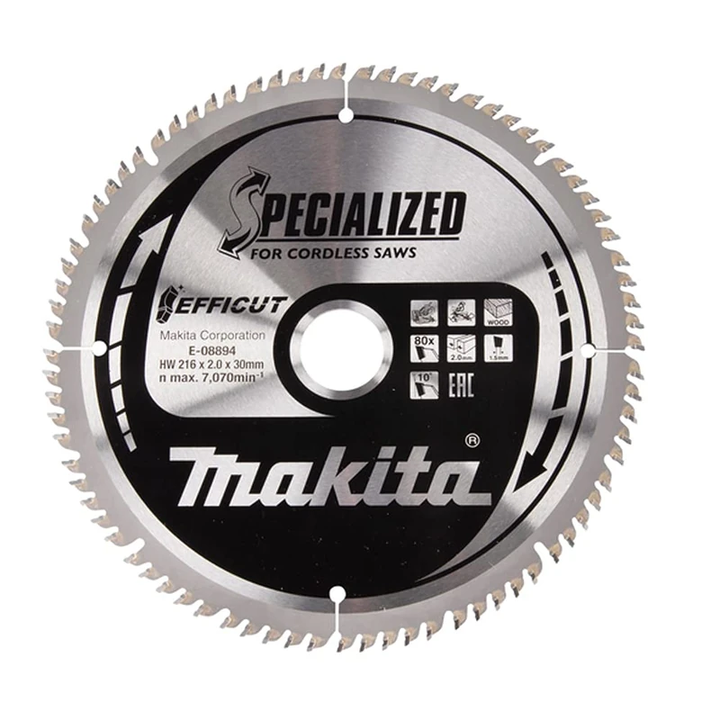 Makita E-08919 TCT Efficut Saw Blade 216x30x80T