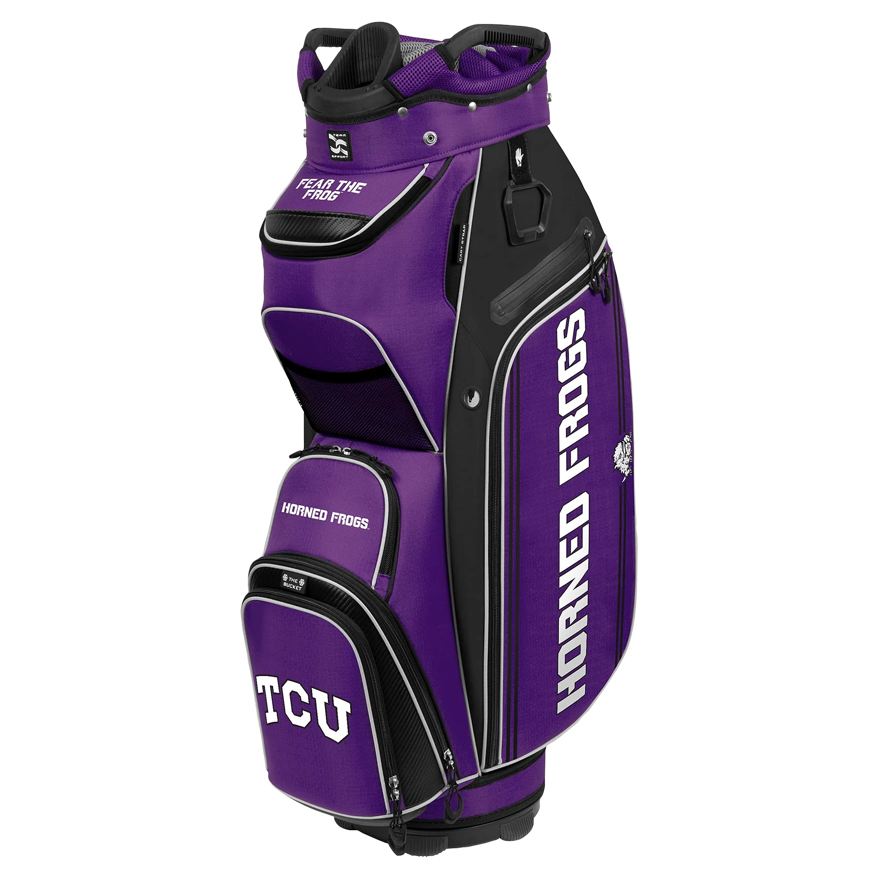 Texas Christian Horned Frogs Bucket III Cooler Cart Golf Bag