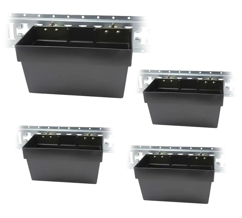 Mytee Products (4 Pack Heavy Duty E-Track Storage Bin for E-Track Systems - Image 1